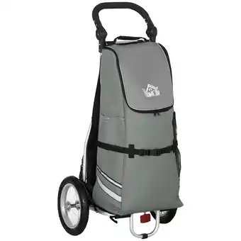 Netto Marken-Discount HOMCOM Lastenanhänger Aluminum, 600D Oxford-Gewebe Angebot