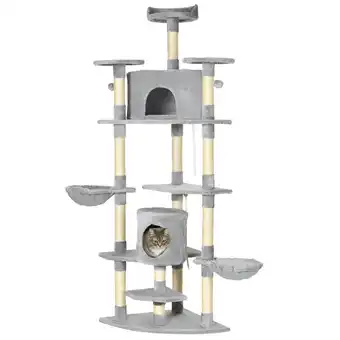Netto Marken-Discount PawHut Kratzbaum Spanplatte, Sisal, Plüsch(100 Polyster) Angebot