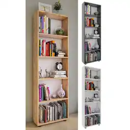 Netto Marken-Discount VCM Holz Aufbewahrung Stand Regal Bücherregal Deko Bücher Standregal Bulas 5 Fächer Angebot