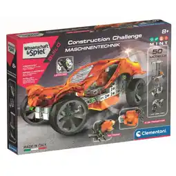 Netto Marken-Discount Clementoni Konstruktionsspielzeug Construction Challenge - Maschinentechnik Angebot