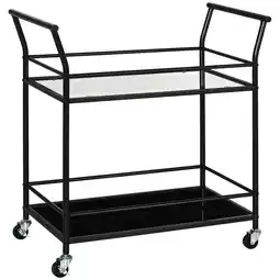 Netto Marken-Discount HOMCOM Küchenwagen Gehärtetes Glas, Metall Angebot