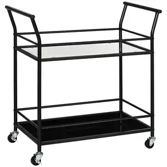 Netto Marken-Discount HOMCOM Küchenwagen Gehärtetes Glas, Metall Angebot