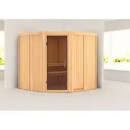 Netto Marken-Discount Karibu Sauna San Rafael SET naturbelassen ohne Ofen Angebot