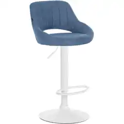 Netto Marken-Discount CLP Barhocker Milet I Stoff-Bezug I Drehbarer Barstuhl Angebot