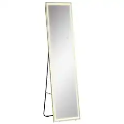 Netto Marken-Discount HOMCOM Ankleidespiegel Aluminium, Glas Angebot