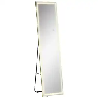 Netto Marken-Discount HOMCOM Ankleidespiegel Aluminium, Glas Angebot