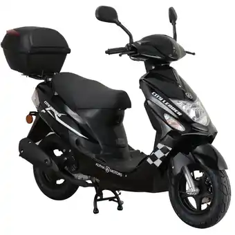 Netto Marken-Discount Alpha Motors Motorroller CityLeader 50 ccm 45 kmh EURO 5 schwarz inkl. Topcase Angebot
