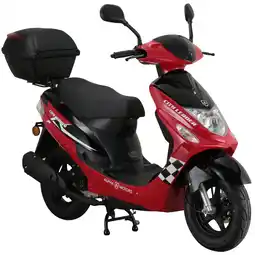 Netto Marken-Discount Alpha Motors Mofaroller CityLeader 50 ccm 25 kmh EURO 5 rot inkl. Topcase Angebot