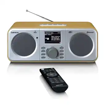 Netto Marken-Discount Lenco DIR-141WD Internetradio mit DAB+, Bluetooth und Spotify Connect, Holz, versch. Farben Angebot