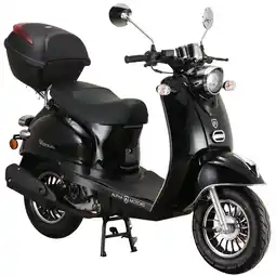 Netto Marken-Discount Alpha Motors Mofaroller Venus 50 ccm 25 km/h EURO 5 schwarz inkl. Topcase Angebot