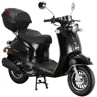 Netto Marken-Discount Alpha Motors Mofaroller Venus 50 ccm 25 km/h EURO 5 schwarz inkl. Topcase Angebot