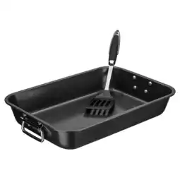 Netto Marken-Discount Auflaufform 40x28,5x7cm mit Pfannenwender Angebot