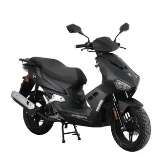 Netto Marken-Discount Alpha Motors Mofaroller Mustang FI 50 ccm 25 kmh EURO 5 mattschwarz Angebot
