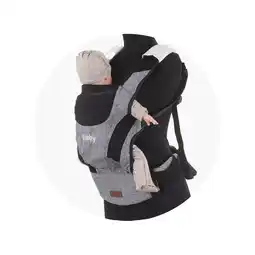 Netto Marken-Discount Chipolino Babytrage Bobby 4 in 1, Bauch- und Rückentrage, ab 4 bis 24 Monate grau Angebot
