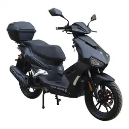 Netto Marken-Discount Alpha Motors Motorroller Mustang FI 125 ccm 85 kmh EURO 5 mattschwarz inkl. Topcase Angebot