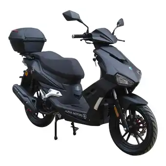 Netto Marken-Discount Alpha Motors Motorroller Mustang FI 125 ccm 85 kmh EURO 5 mattschwarz inkl. Topcase Angebot