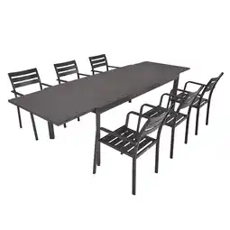 Netto Marken-Discount Garden Pleasure Garten Tischgruppe Sitzgruppe Tisch Stuhl Stapelstuhl Metall Angebot