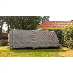 Netto Marken-Discount Wohnwagen Schutzhülle L Schutzhaube Abdeckung Abdeckplane Zelt Ganzgarage Garage Angebot