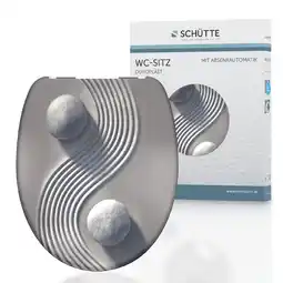 Netto Marken-Discount Schütte WC Sitz Yin & YANG, Duroplast Toilettendeckel mit Absenkautomatik Motiv Angebot