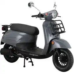 Netto Marken-Discount Alpha Motors Motorroller Adria 50 ccm 45 km/h EURO 5 grau Angebot