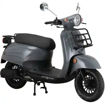 Netto Marken-Discount Alpha Motors Motorroller Adria 50 ccm 45 km/h EURO 5 grau Angebot