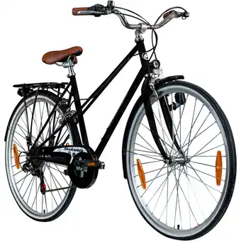 Netto Marken-Discount Galano Florenz Damenfahrrad 28 Zoll Stadtrad 155 - 185 cm Cityrad mit 6 Gängen retro Fahrrad Angebot