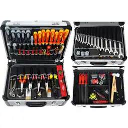 Netto Marken-Discount FAMEX 418-88 Profi Werkzeugkoffer mit Werkzeug Set in Top Qualität Angebot