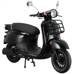 Netto Marken-Discount Alpha Motors Mofaroller Adria 50 ccm 25 km/h EURO 5 schwarz Angebot