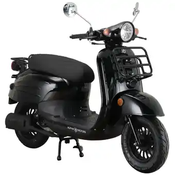 Netto Marken-Discount Alpha Motors Mofaroller Adria 50 ccm 25 km/h EURO 5 schwarz Angebot