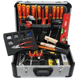 Netto Marken-Discount FAMEX 436-10 Werkzeugkoffer für Elektriker - Meister - 35-tlg Angebot