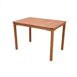 Netto Marken-Discount Garten Eukalyptus Tisch 110x70 Gartentisch Holztisch Holz massiv Balkon Terrasse Angebot
