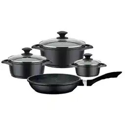 Netto Marken-Discount Kochtopf-Set Gourmet Granit 7-tlg Angebot