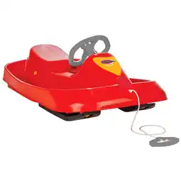 Netto Marken-Discount Jamara Snow Play Bob Ralley 100 cm rot mit Lenkrad und Bremse Angebot