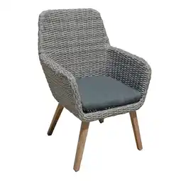 Netto Marken-Discount 2x Polyrattan Armsessel RAPALLO Garten Sessel Relax Stuhl Rattan Korb Optik Angebot