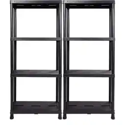 Netto Marken-Discount 2 x Kunststoffregal Steckregal 60 x 30 cm Angebot