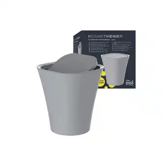 Netto Marken-Discount Eisl Kosmetikeimer Bad 8,5 Liter mit Schwingdeckel Grau Angebot