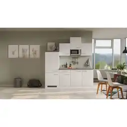 Netto Marken-Discount Flex-Well Küchenzeile 210cm G-210-1602-002 Lucca Angebot