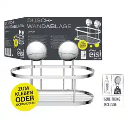 Netto Marken-Discount Eisl Duschregal ohne Bohren Chrom Angebot