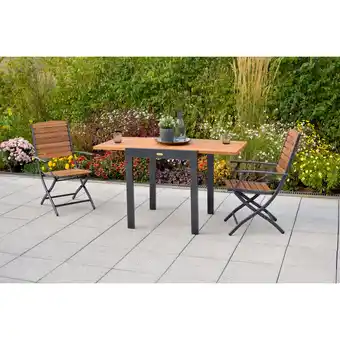 Netto Marken-Discount Merxx Santorin Balkonset 3tlg. Balkonausziehtisch Angebot