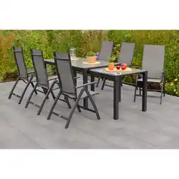 Netto Marken-Discount Merxx Vicenza Set 7tlg. Flex Ausziehtisch Angebot