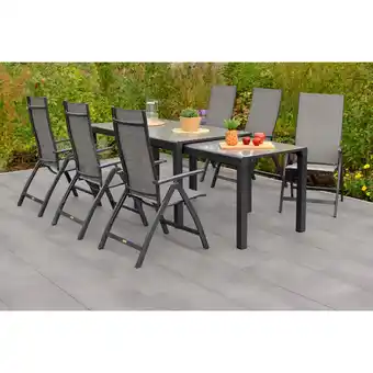 Netto Marken-Discount Merxx Vicenza Set 7tlg. Flex Ausziehtisch Angebot