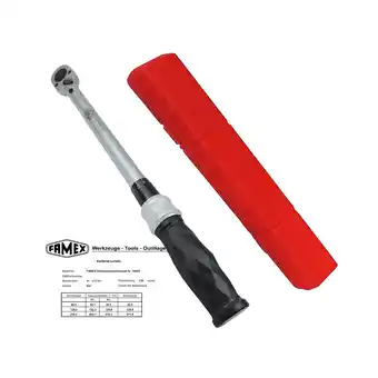 Netto Marken-Discount FAMEX 10865 Profi Drehmomentschlüssel 12,5 mm (1/2-Zoll)-Antrieb, 40-210 Nm Angebot