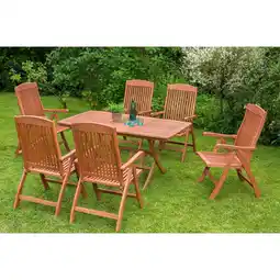 Netto Marken-Discount Merxx Maracaibo Set 7tlg Klappausziehtisch Angebot