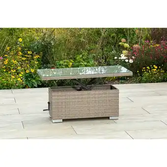 Netto Marken-Discount Merxx Bellante Gartentisch höhenverstellbar 4 Personen mit Sicherheitsglasplatte Angebot