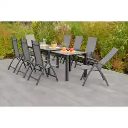 Netto Marken-Discount Merxx Vicenza Set 9tlg. Flex Ausziehtisch Angebot