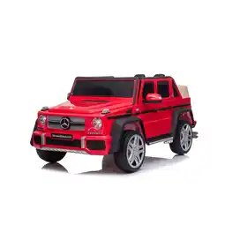 Netto Marken-Discount Chipolino Kinderauto Elektroauto Maybach G650 Fernbedienung Bluetooth Kofferraum rot Angebot