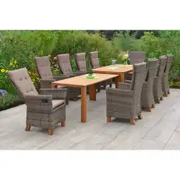 Netto Marken-Discount Merxx Toskana Set 11tlg. Flex-Ausziehtisch Angebot