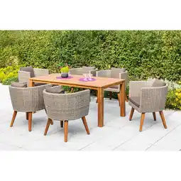 Netto Marken-Discount Merxx Imperia Set 7tlg. Tisch 185x90 cm Angebot