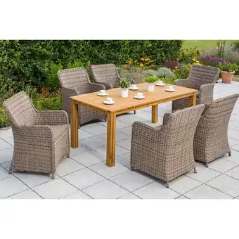 Netto Marken-Discount Merxx Riviera Set 13tlg. Tisch 185x90 cm Angebot