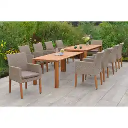 Netto Marken-Discount Merxx Ranzano Set 11tlg. Flex-Ausziehtisch Angebot